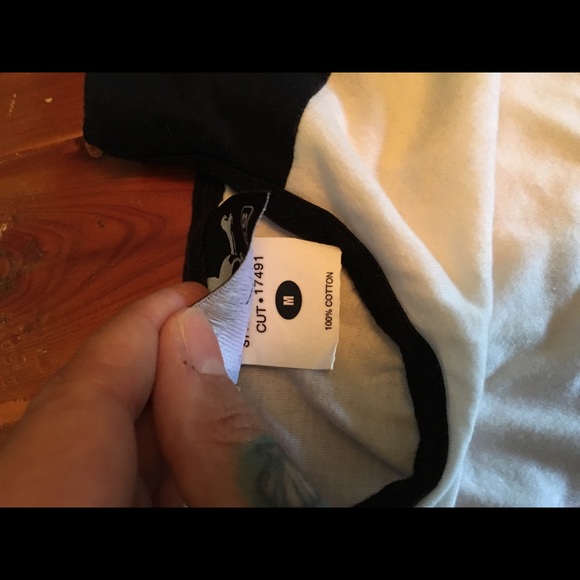 Bullet print baseball tee by Lip Service - Picture 4 of 5